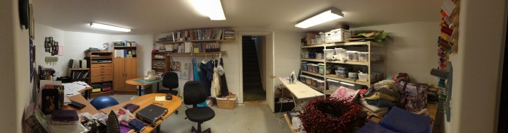 The "office" and "everything else" room